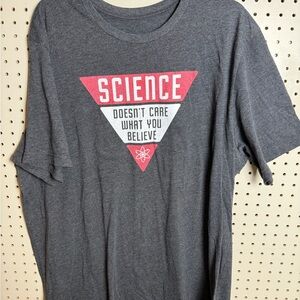 Gray Science Graphic T-Shirt men’s 2X